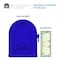 Architectural Mailboxes Mailbox, Blue, Post Mount, Medium 7600BE - alternate 4